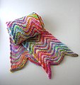 This is a picture from the first day of knitting on the scarf.