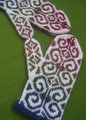 The colowork pattern really worked up quickly on these mittens.