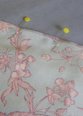 Finish edges of fabric, then pin together short edges starting specified distance from top of piece.