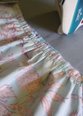 Iron down gathers above basting stitches.